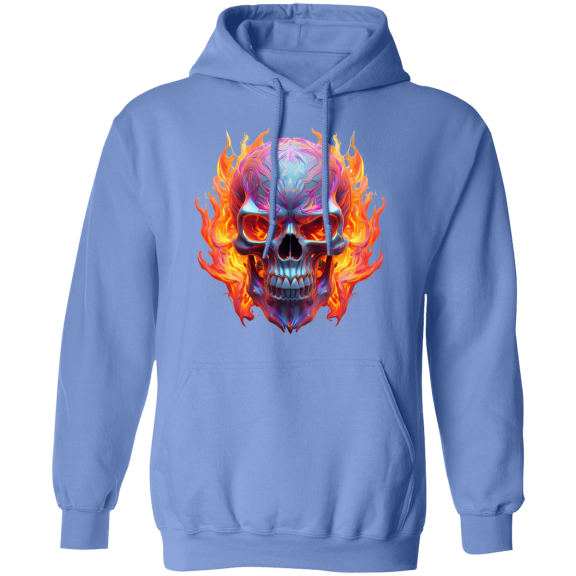 Flaming Skull Hoodie