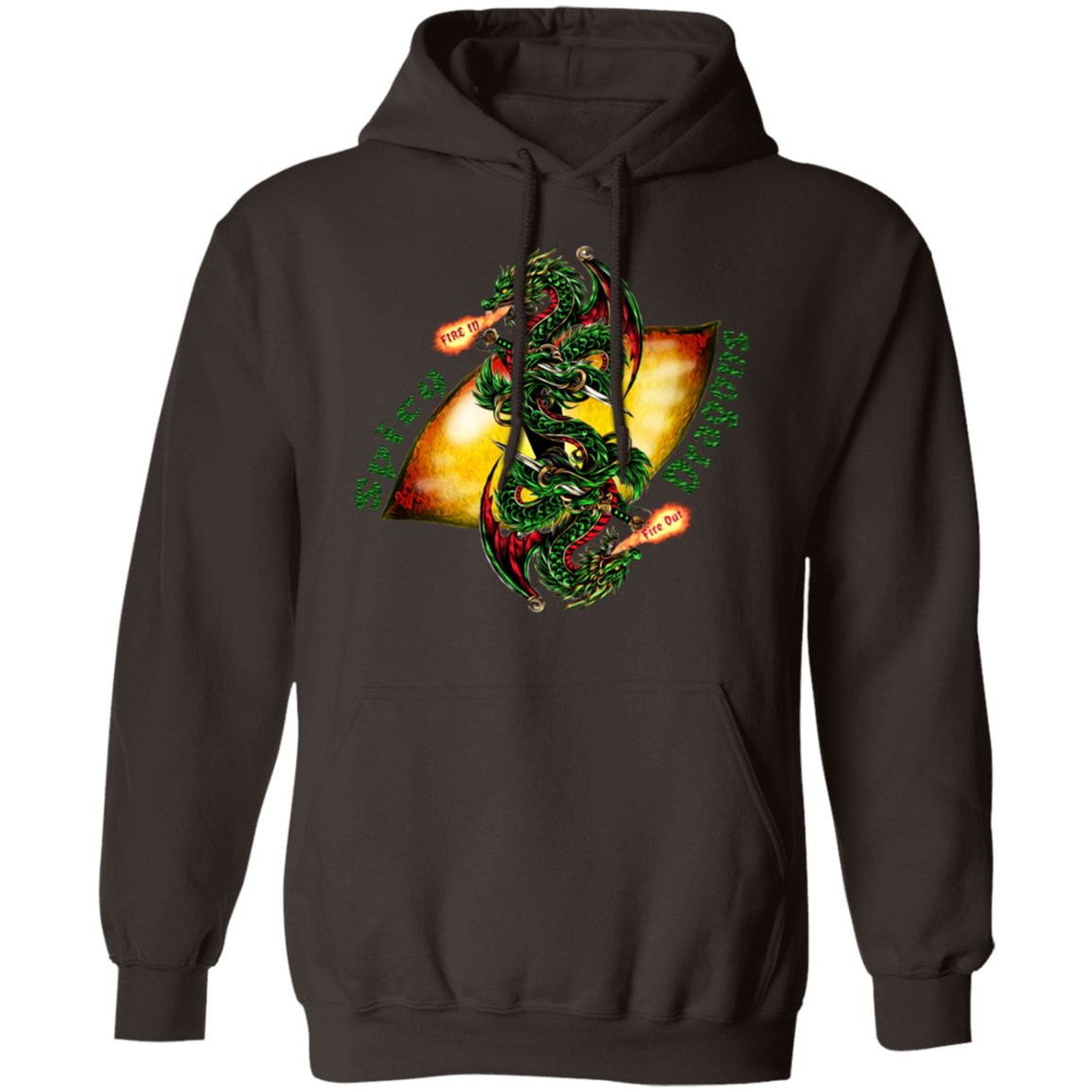 Spicy Dragons Pullover Hoodie