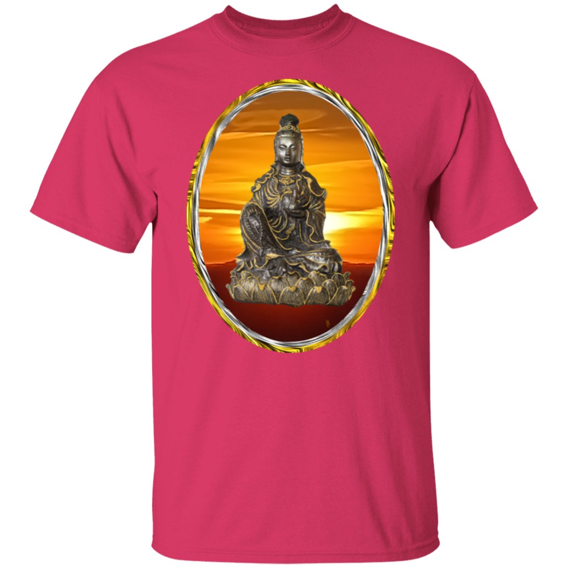 Buddha Sunrise Unisex Tee - Badness Creations