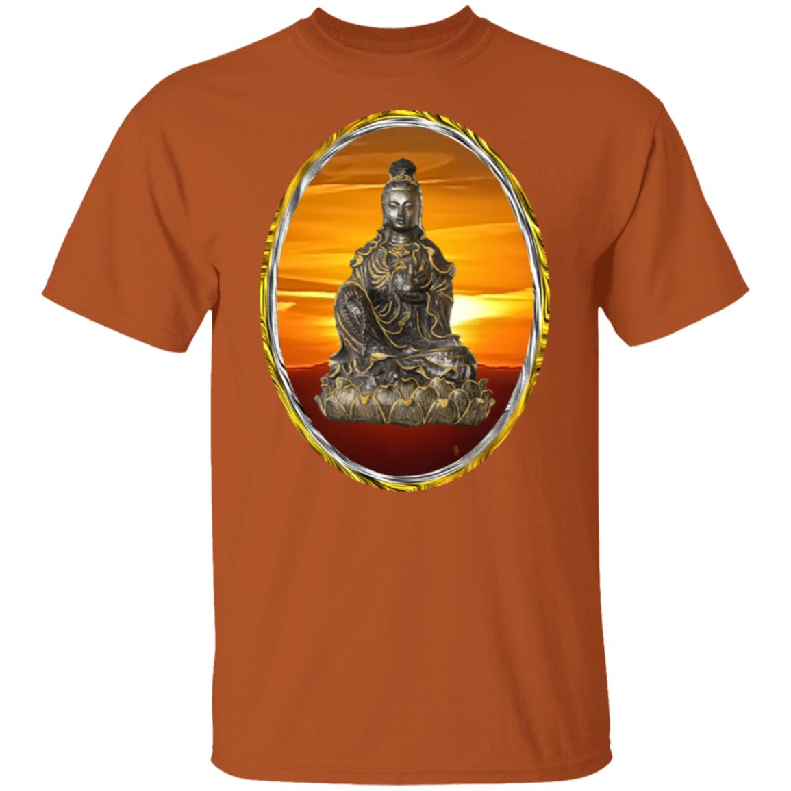 Buddha Sunrise Unisex Tee - Badness Creations