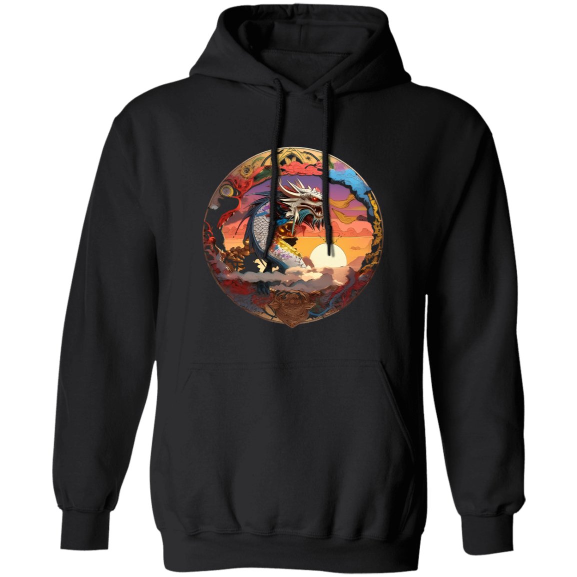 Dragon in The Sky Hoodie