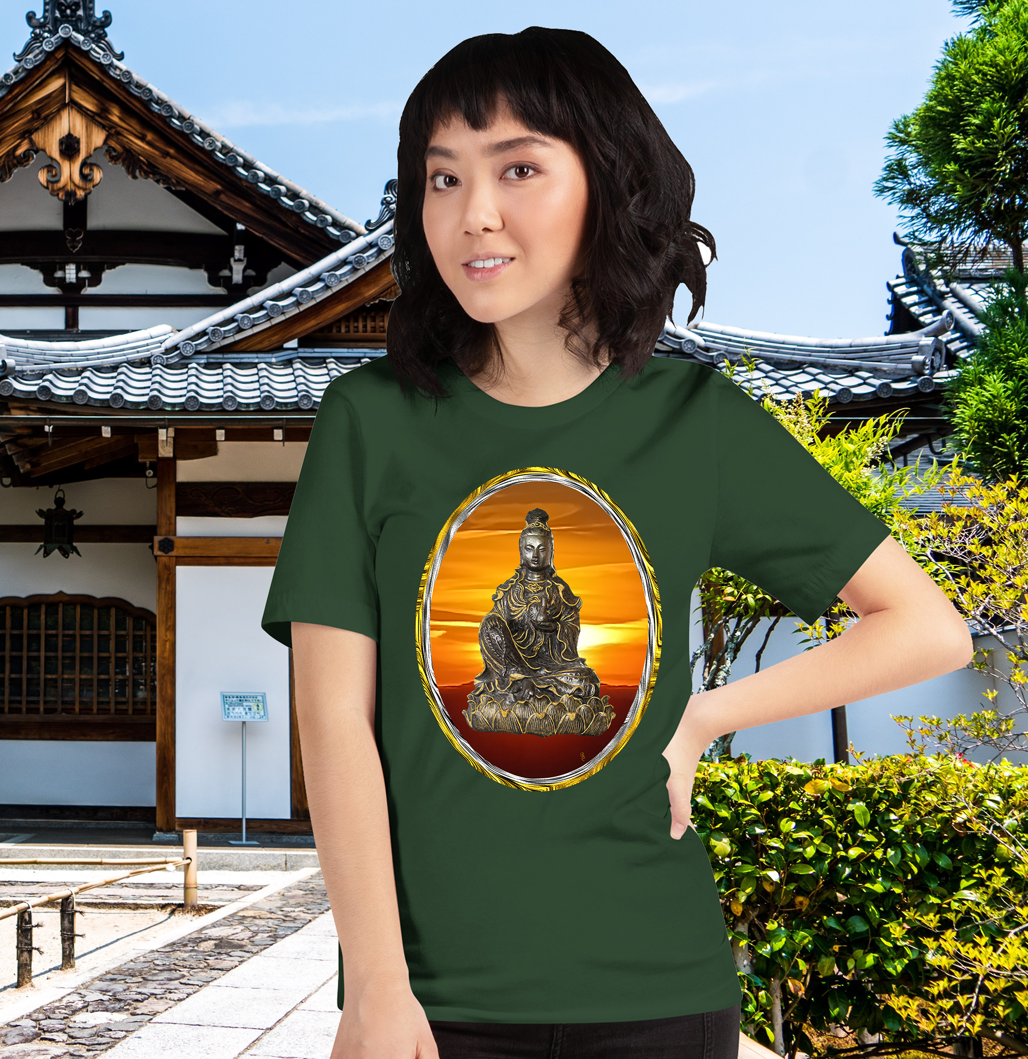 Buddha Sunrise T Shirt