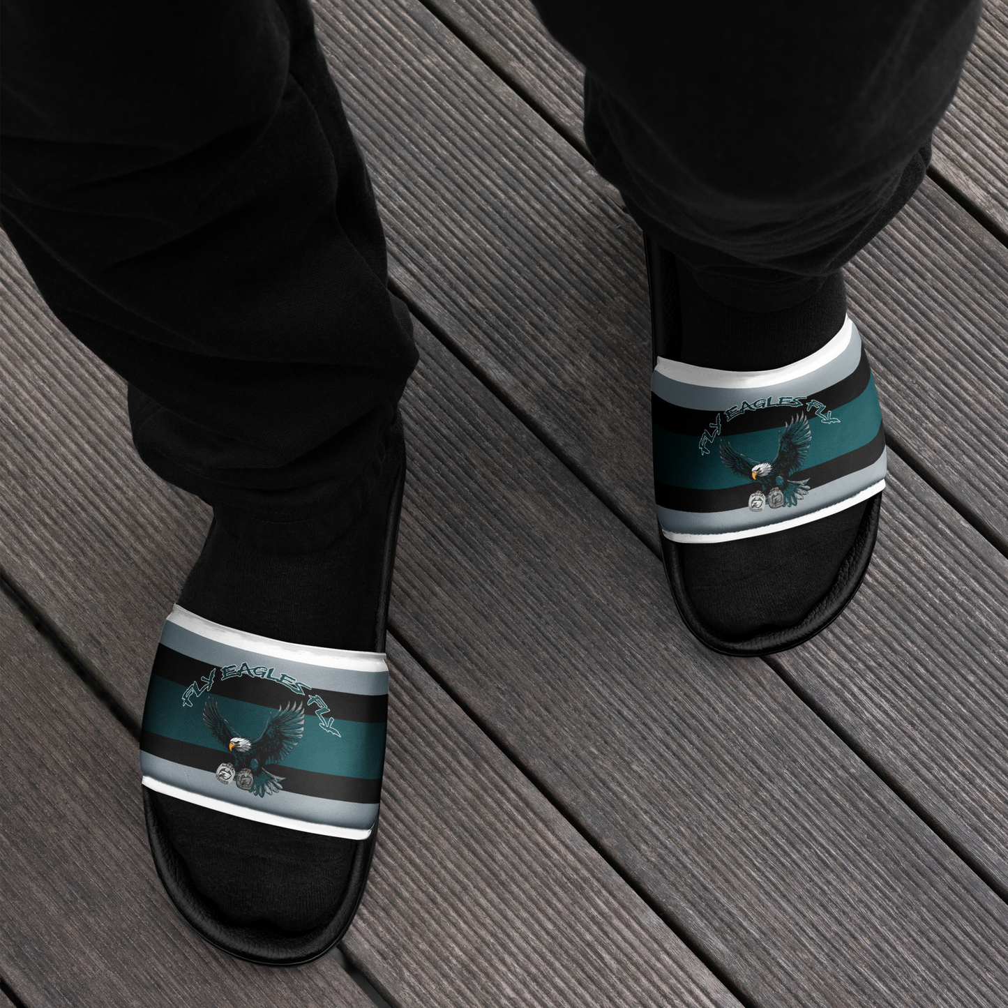 Men’s Washable Fly Eagles Flay Slides