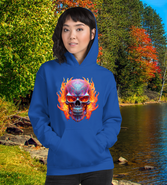 Flaming Skull Hoodie