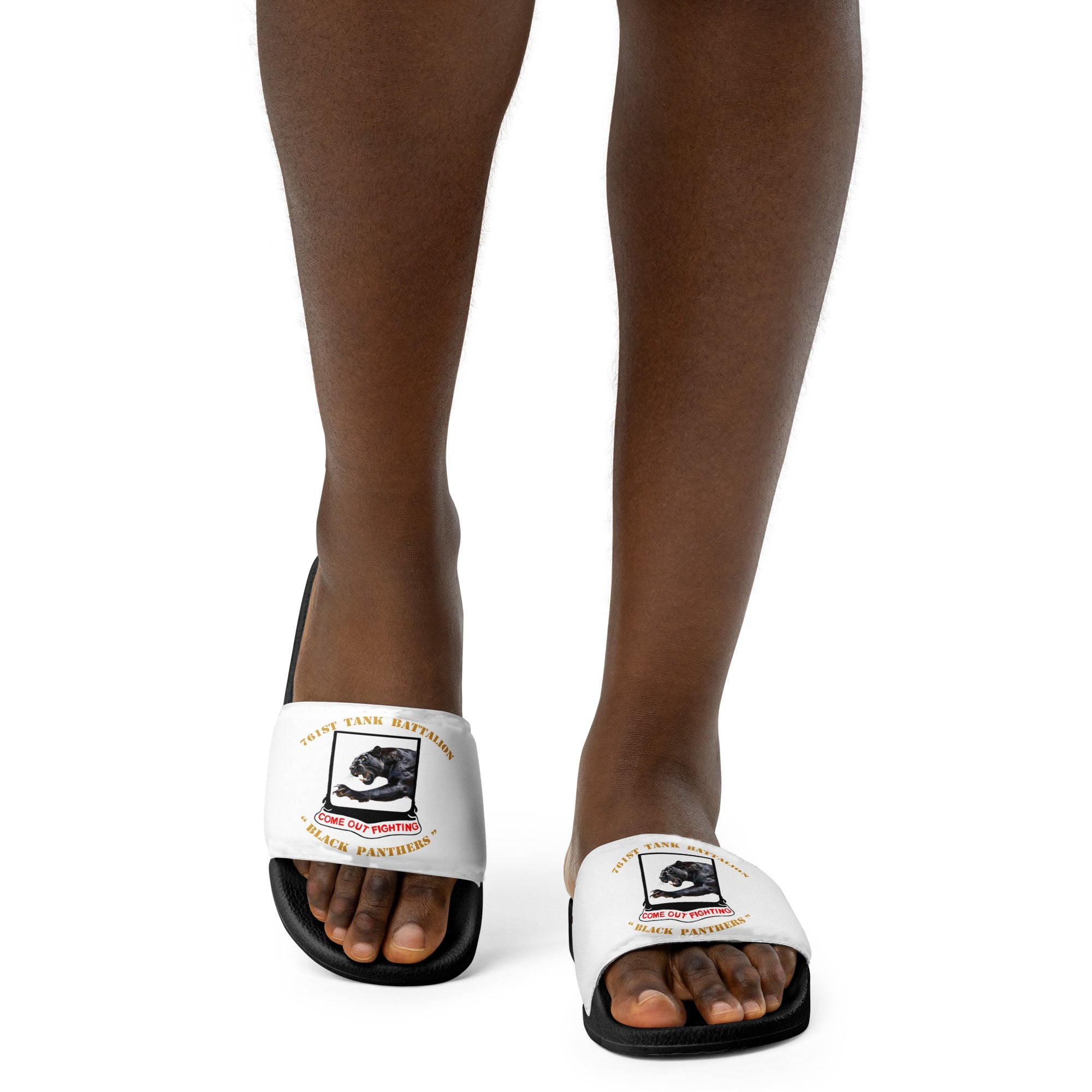 Women's Black Panthers Slides
