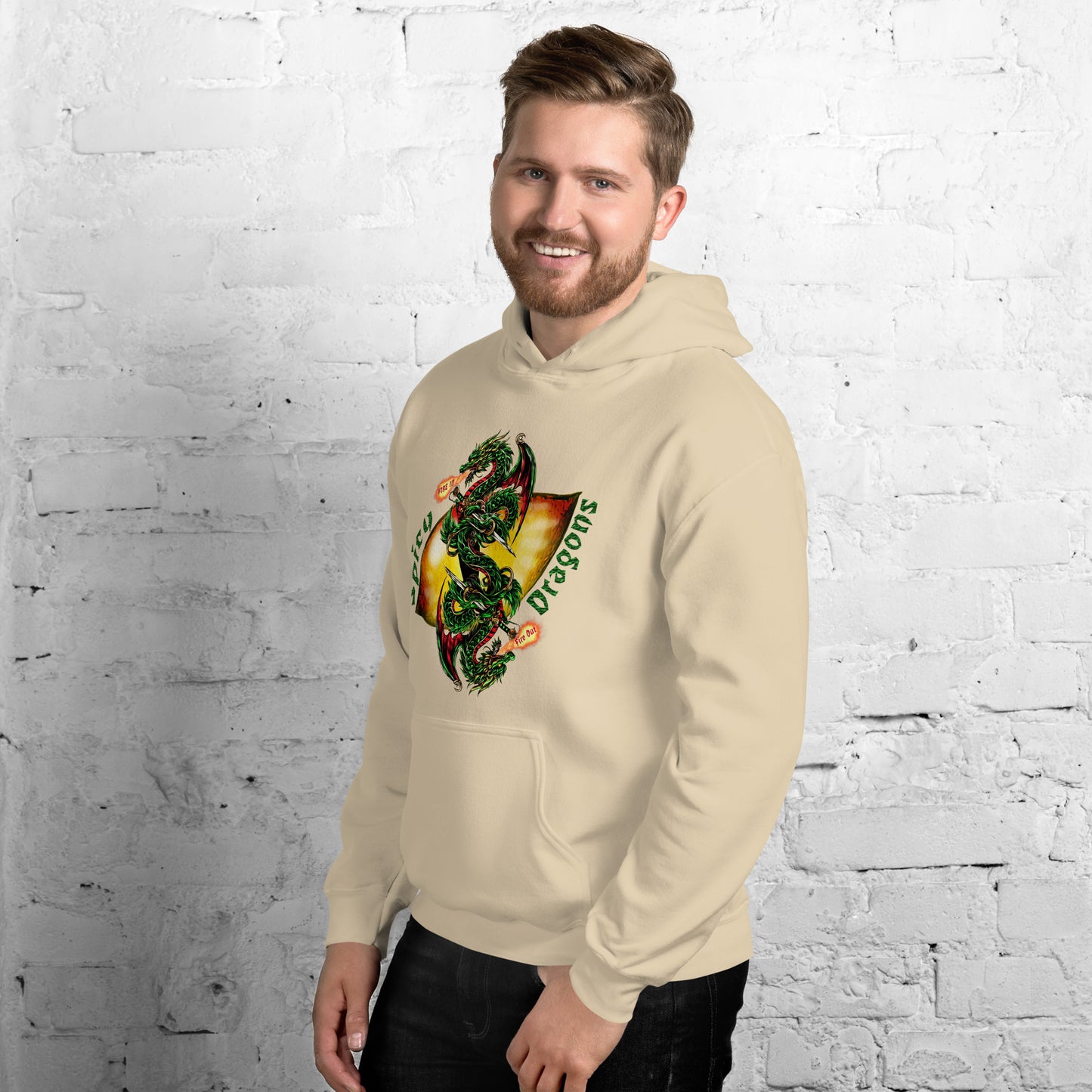 Spicy Dragons Pullover Hoodie