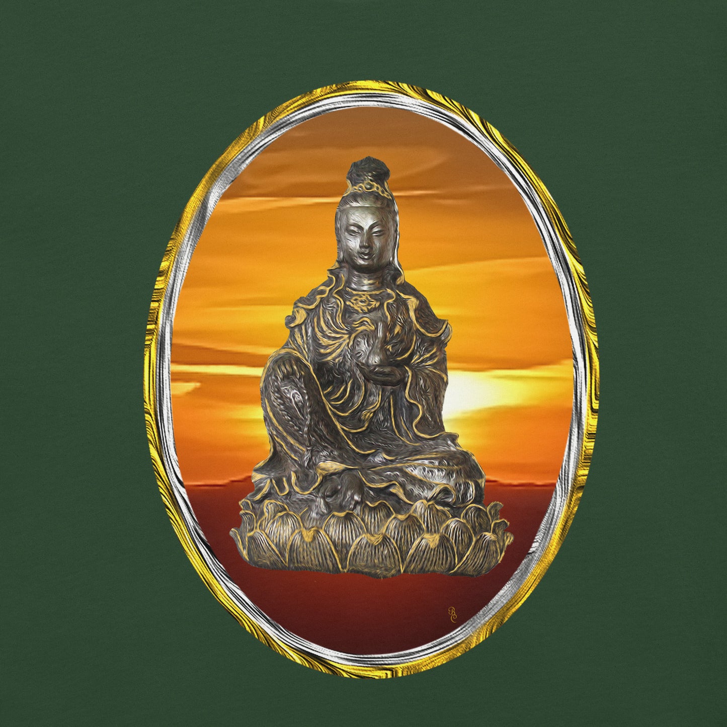 Buddha Sunrise T Shirt