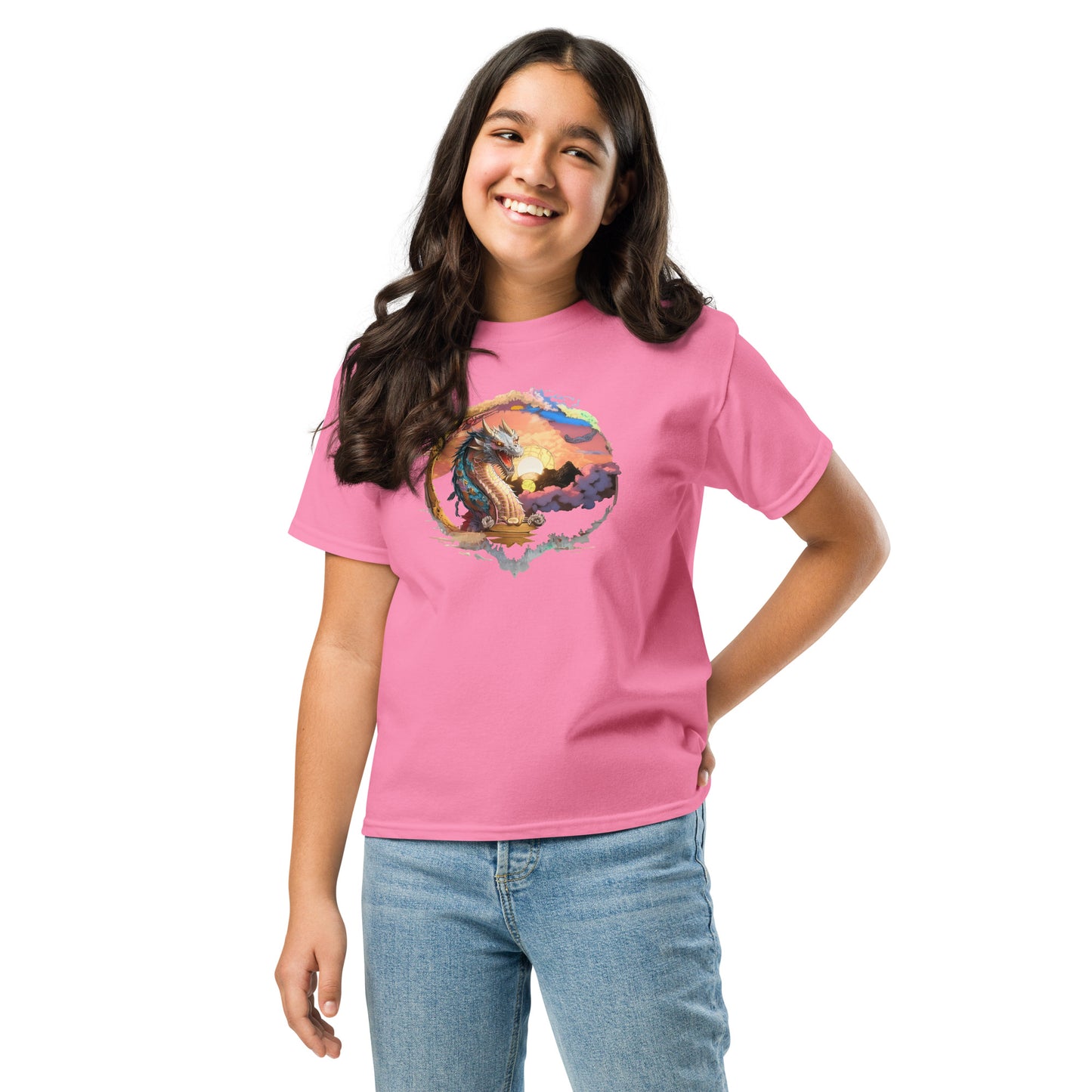 Youth Dragon in The Sky T Shirt