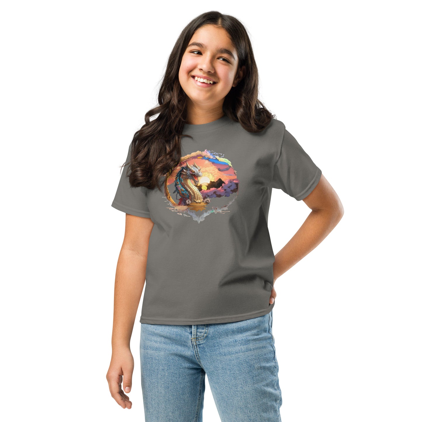 Youth Dragon in The Sky T Shirt