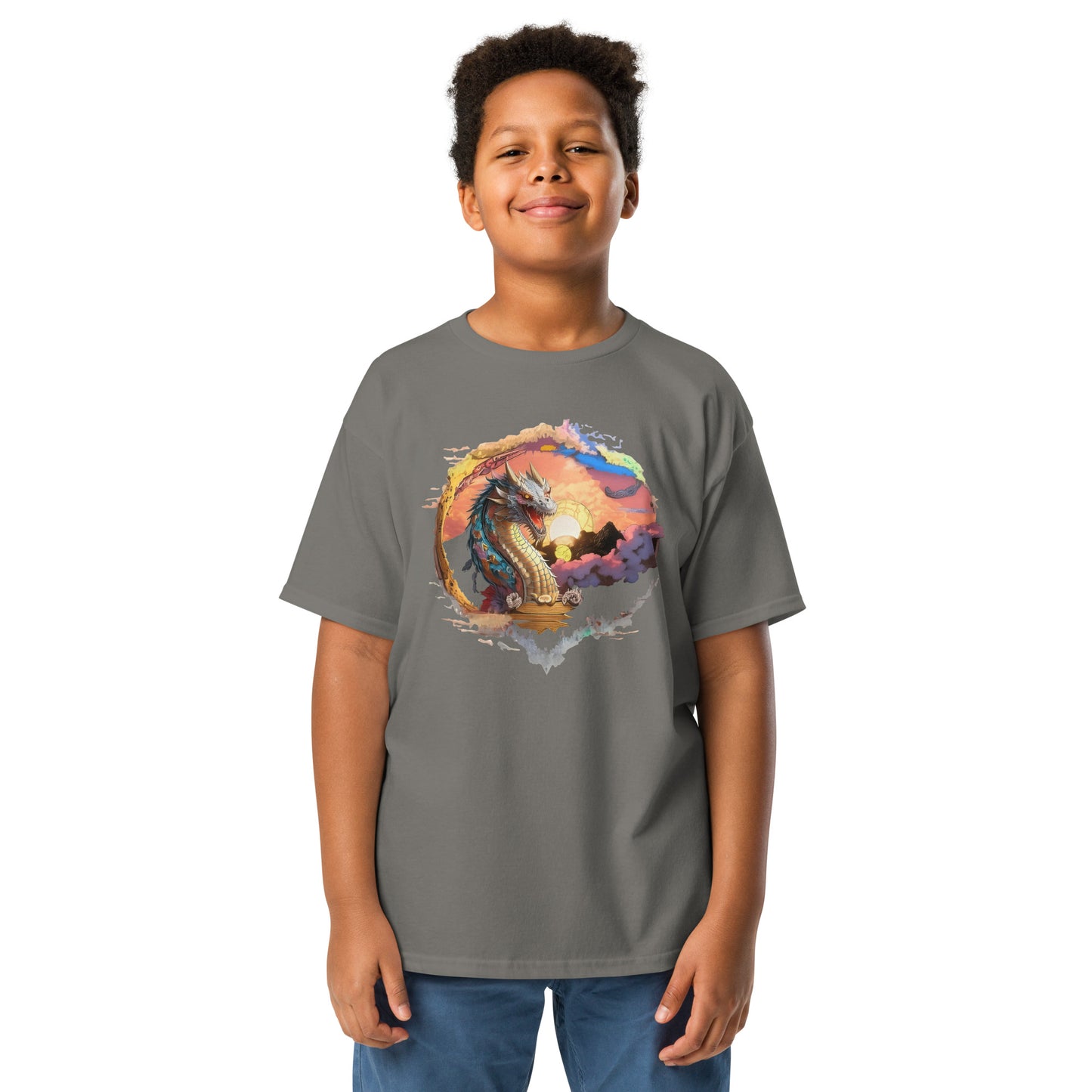 Youth Dragon in The Sky T Shirt