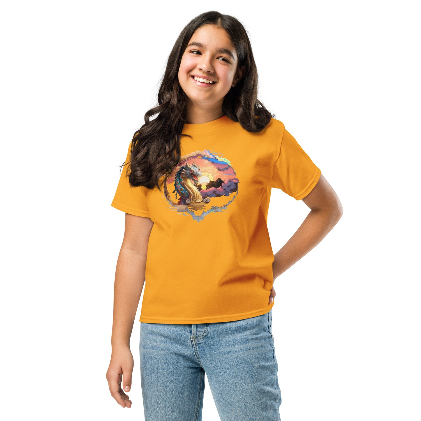 Youth Dragon in The Sky T Shirt