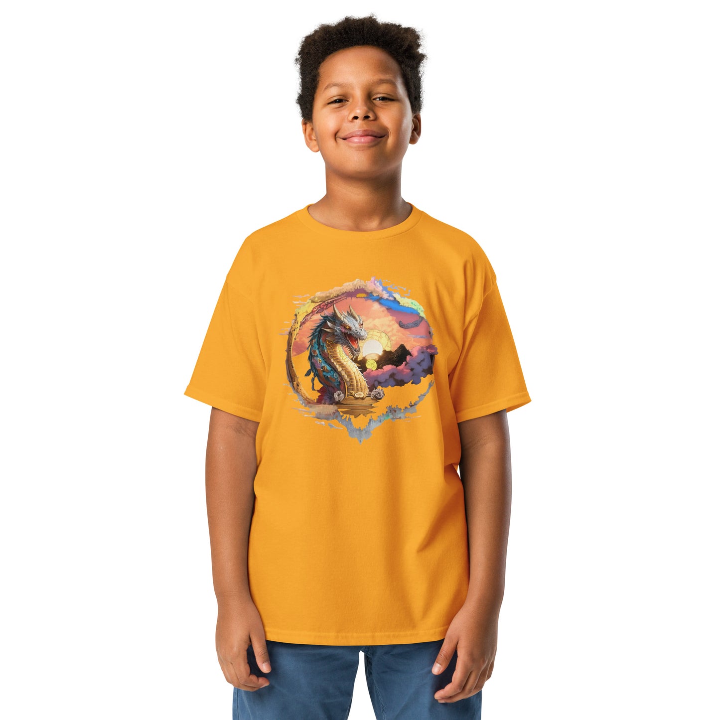 Youth Dragon in The Sky T Shirt