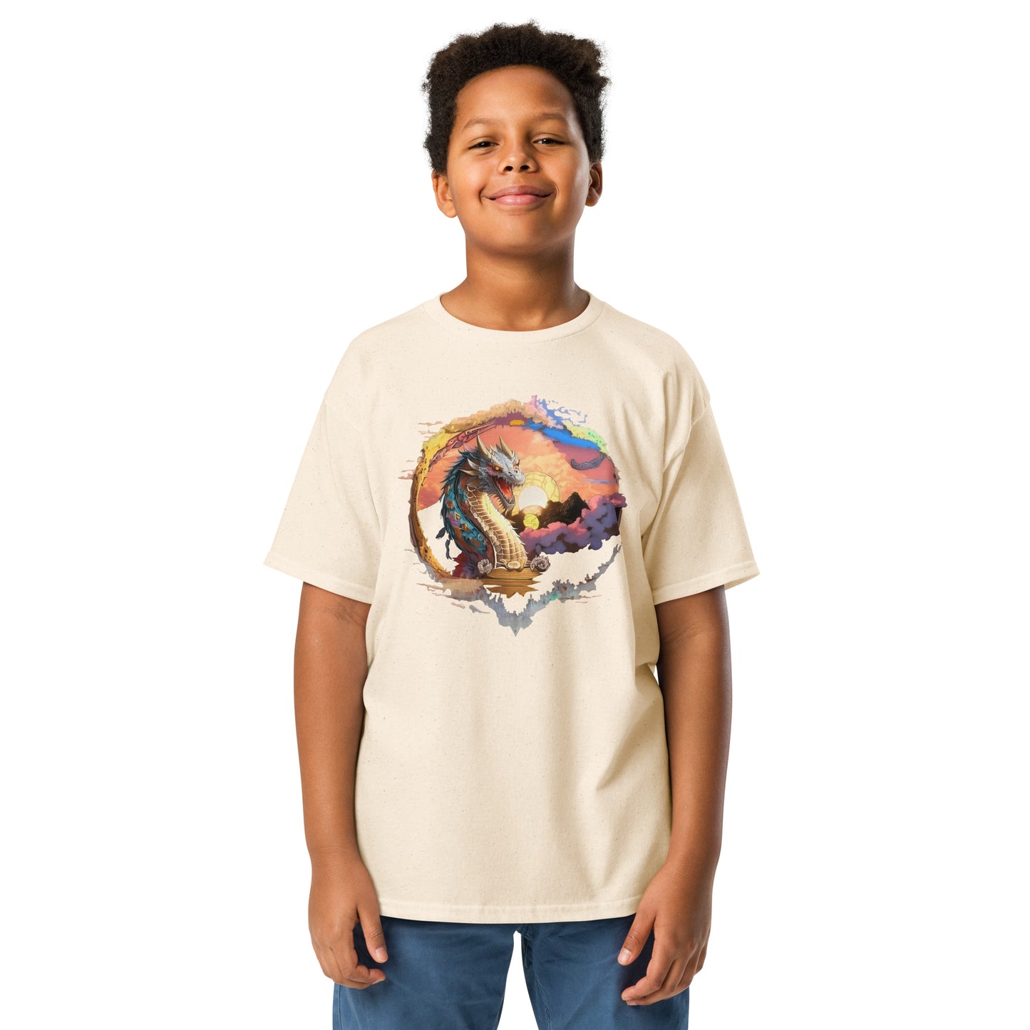 Youth Dragon in The Sky T Shirt