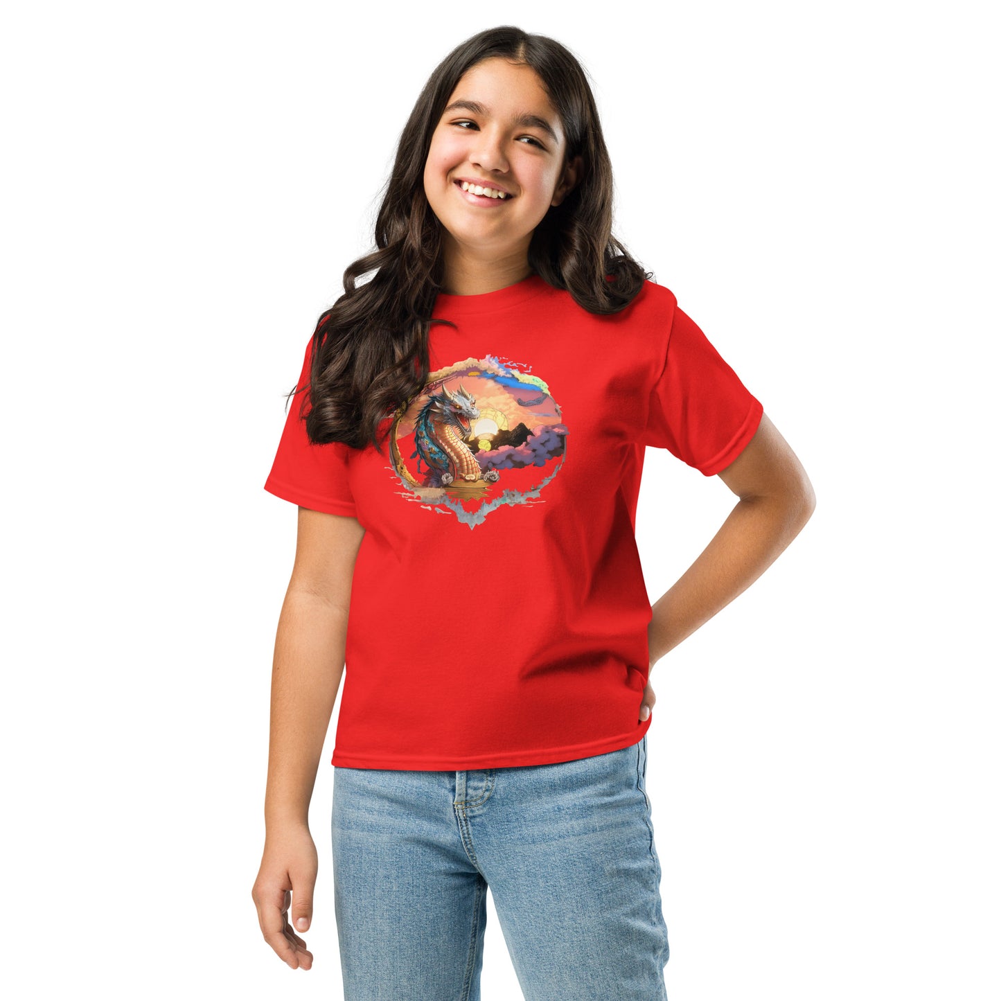 Youth Dragon in The Sky T Shirt