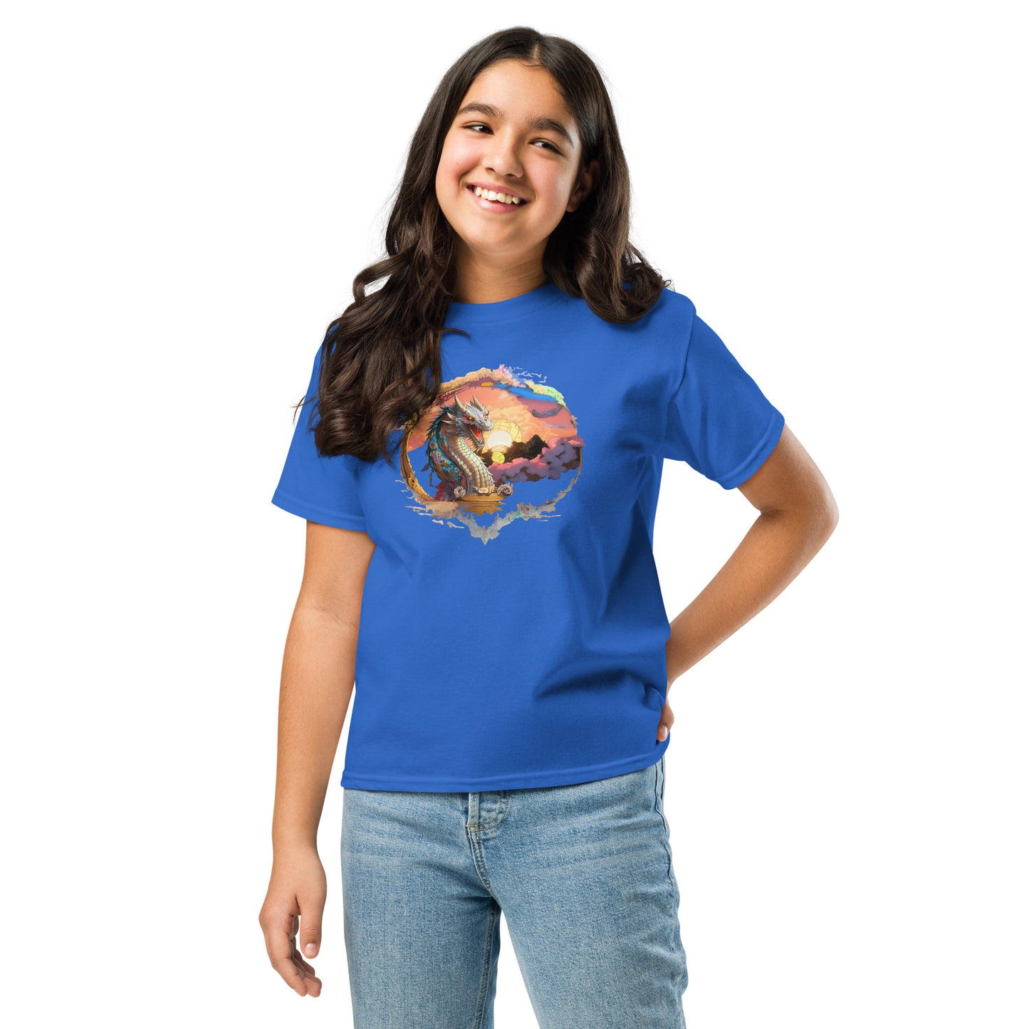 Youth Dragon in The Sky T Shirt