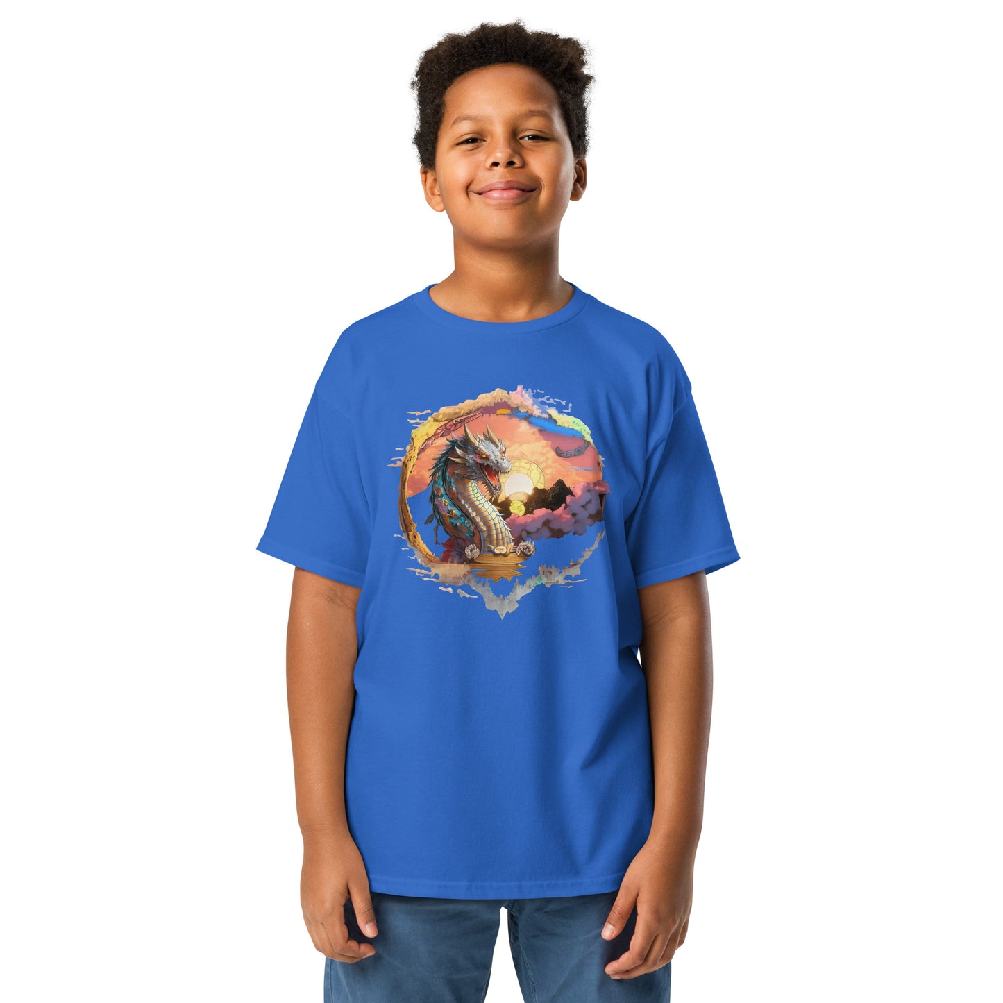 Youth Dragon in The Sky T Shirt